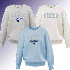 SV Cheer Drop Shoulder Crew-Custom SV Cheer Drop Shoulder Crew-Custom